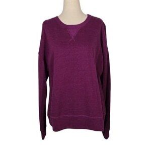 Everleigh Purple Crewneck Sweatshirt Long Sleeve Size small NWOT